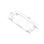 Rábalux RBL70201 LiTrack Connect+ Sínrendszer Összekötő elem fekete