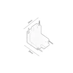 Rábalux RBL70203 LiTrack Connect+ Sínrendszer Összekötő elem fekete