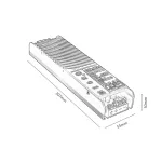 Rábalux RBL70207 LiTrack Driv.200 Sínrendszer Meghajtó fekete