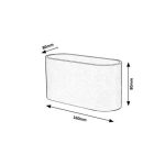 Rábalux 7024 Kaunas Beltéri Fali lámpa matt fehér- G9 1x MAX 10, IP20