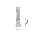 Rábalux 7026 Minka Beltéri Dekor lámpa kék- GY6.35 1x MAX 20, IP20