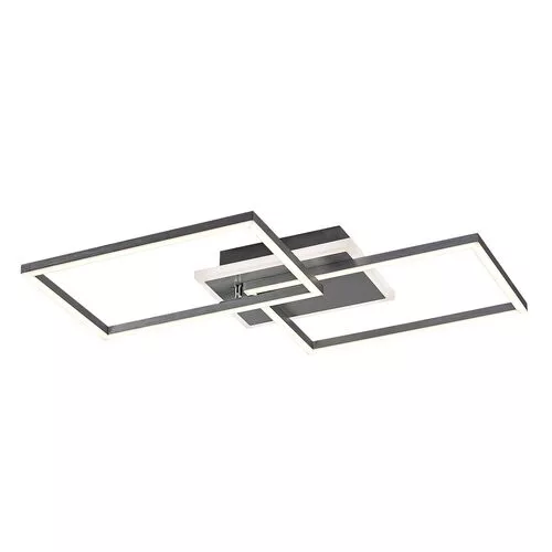 Rábalux 71014 Athelstan Mennyezeti lámpa ezüst/ súrolt alumínium-fehér LED 40, IP20