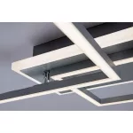 Rábalux 71014 Athelstan Mennyezeti lámpa ezüst/ súrolt alumínium-fehér LED 40, IP20