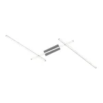 Rábalux 71019 Negan Mennyezeti lámpa ezüst-fehér LED 24, IP20