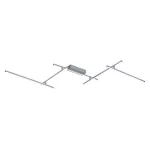 Rábalux 71020 Negan Beltéri lámpa, Mennyezeti lámpa, ezüst-fehér LED 40, IP20