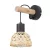 Rábalux 71025 Rattan Fali lámpa fekete-natúr E27 1x MAX 15, IP20