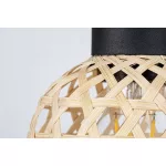 Rábalux 71025 Rattan Fali lámpa fekete-natúr E27 1x MAX 15, IP20