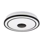 Rábalux 71030 Nikolaus Mennyezeti lámpa fekete-fehér LED 24, IP20