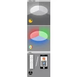 Rábalux 71036 Cerrigen Mennyezeti lámpa fehér-fehér LED 48, IP20