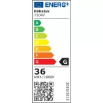 Rábalux 71047 Veller Beltéri lámpa Mennyezeti lámpa fehér, fehér LED 36, változtatható, IP20