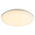Rábalux 71053 Oswald2 Beltéri lámpa Mennyezeti lámpa ezüst, fehér LED 24, természetes fehér (3500-5000 K), IP20