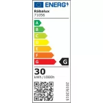 Rábalux 71056 Henli Beltéri lámpa Mennyezeti lámpa fekete, fehér LED 30, meleg fehér (2700-3000K), IP20