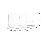 Rábalux 71058 Aranzo Beltéri lámpa Fali lámpa fekete, fehér LED 6, meleg fehér (2700-3000K), IP20