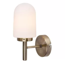   Rábalux 71060 Zenkai Beltéri lámpa Fali lámpa bronz, fehér E14 1X MAX 10, IP44