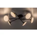 Rábalux 71063 Madi Beltéri lámpa Mennyezeti lámpa matt fekete, fehér LED 24, meleg fehér (2700-3000K), IP20