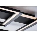 Rábalux 71071 Sidona Beltéri lámpa Mennyezeti lámpa fekete, fehér LED 48, meleg fehér (2700-3000K), IP20