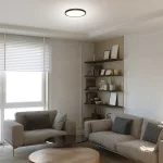 Rábalux 71072 Paulos Beltéri lámpa Mennyezeti lámpa fekete, fehér LED 24, természetes fehér (3500-5000 K), IP20