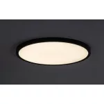 Rábalux 71074 Paulos Beltéri lámpa Mennyezeti lámpa fekete, fehér LED 48, természetes fehér (3500-5000 K), IP20