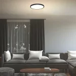 Rábalux 71074 Paulos Beltéri lámpa Mennyezeti lámpa fekete, fehér LED 48, természetes fehér (3500-5000 K), IP20