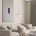 Rábalux 71081 Kiara Beltéri lámpa Fali lámpa arany, fehér E27 1x MAX 35, IP20
