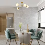 Rábalux 71082 Kiara Beltéri lámpa Mennyezeti lámpa arany, fehér E27 4x MAX 35, IP20