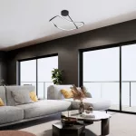 Rábalux 71094 Mirossi Beltéri lámpa Mennyezeti lámpa fekete, fehér LED 38, természetes fehér (3500-5000 K), IP20