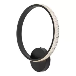   Rábalux 71095 Grete Beltéri lámpa Fali lámpa fekete, fehér LED 15, meleg fehér (2700-3000K), IP20