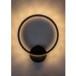 Rábalux 71095 Grete Beltéri lámpa Fali lámpa fekete, fehér LED 15, meleg fehér (2700-3000K), IP20