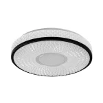 Rábalux 71137 Sedona2 Beltéri lámpa Mennyezeti lámpa fekete, fehér LED 24, természetes fehér (3500-5000 K), IP20