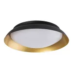 Rábalux 71188 Hafsa Beltéri lámpa Mennyezeti lámpa fekete/ arany, fehér LED 20, meleg fehér (2700-3000K), IP20