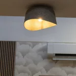 Rábalux 71189 Farelia Beltéri lámpa, Mennyezeti lámpa, fekete-szürke E27E27 1x MAX 10, IP20