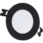 Rábalux 71224 Shaun2 Beltéri lámpa Ráépíthető és Beépíthető lámpa fekete, fehér LED 3, meleg fehér (2700-3000K), IP20