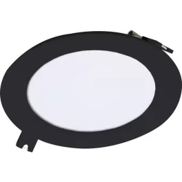   Rábalux 71225 Shaun2 Beltéri lámpa Ráépíthető és Beépíthető lámpa fekete, fehér LED 6, meleg fehér (2700-3000K), IP20