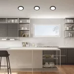 Rábalux 71225 Shaun2 Beltéri lámpa Ráépíthető és Beépíthető lámpa fekete, fehér LED 6, meleg fehér (2700-3000K), IP20