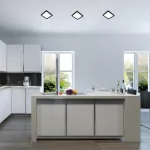 Rábalux 71228 Shaun2 Beltéri lámpa Ráépíthető és Beépíthető lámpa fekete, fehér LED 3, meleg fehér (2700-3000K), IP20