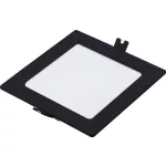 Rábalux 71229 Shaun2 Beltéri lámpa Ráépíthető és Beépíthető lámpa fekete, fehér LED 6, meleg fehér (2700-3000K), IP20