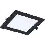 Rábalux 71230 Shaun2 Beltéri lámpa Ráépíthető és Beépíthető lámpa fekete, fehér LED 12, meleg fehér (2700-3000K), IP20