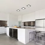 Rábalux 71230 Shaun2 Beltéri lámpa Ráépíthető és Beépíthető lámpa fekete, fehér LED 12, meleg fehér (2700-3000K), IP20