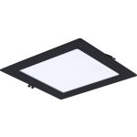 Rábalux 71231 Shaun2 Beltéri lámpa Ráépíthető és Beépíthető lámpa fekete, fehér LED 18, meleg fehér (2700-3000K), IP20