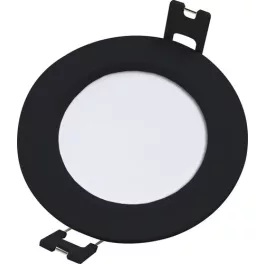   Rábalux 71240 Shaun2 Beltéri lámpa Ráépíthető és Beépíthető lámpa fekete, fehér LED 3, természetes fehér (3500-5000 K), IP20