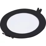 Rábalux 71241 Shaun2 Beltéri lámpa Ráépíthető és Beépíthető lámpa fekete, fehér LED 6, természetes fehér (3500-5000 K), IP20