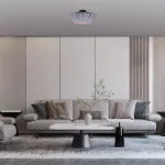 Rábalux RBL71248 Revan Beltéri lámpa Mennyezeti lámpa fekete, szürke E27 1x MAX 6 IP20