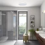 Rábalux 71259 Samira Beltéri lámpa Ráépíthető és Beépíthető lámpa fehér, fehér LED 48, természetes fehér (3500-5000 K), IP44