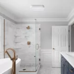 Rábalux 71261 Samira Beltéri lámpa Ráépíthető és Beépíthető lámpa fehér, fehér LED 48, természetes fehér (3500-5000 K), IP44