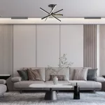 Rábalux 71270 Matilde Beltéri lámpa Mennyezeti lámpa fekete, fehér LED 30, természetes fehér (3500-5000 K), IP20