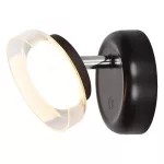 Rábalux 71272 Javi Beltéri lámpa Fali lámpa fekete, fehér LED 2, meleg fehér (2700-3000K), IP20