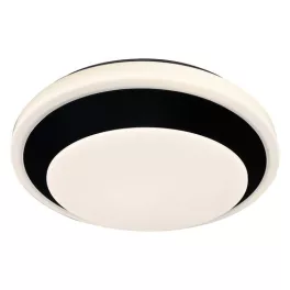   Rábalux 71273 Barbora Beltéri lámpa Mennyezeti lámpa fekete, fehér LED 24, természetes fehér (3500-5000 K), IP20