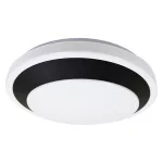 Rábalux 71273 Barbora Beltéri lámpa Mennyezeti lámpa fekete, fehér LED 24, természetes fehér (3500-5000 K), IP20