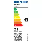 Rábalux 71276 Amadeo Beltéri lámpa, Mennyezeti lámpa, pezsgő arany-fehér LED 21, IP20