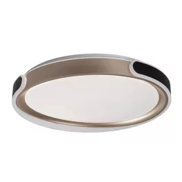   Rábalux 71292 Jindri Beltéri lámpa, Mennyezeti lámpa, fekete/ arany-fehér LED 48, IP20